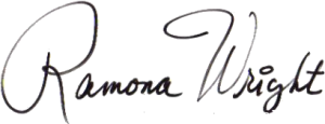Ramona Wright Signature